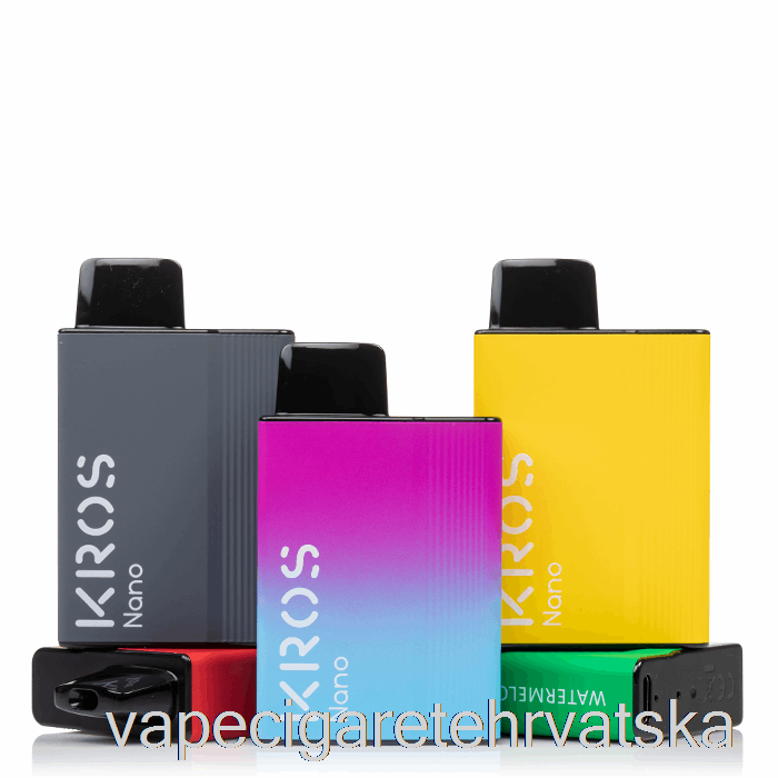 Vape Hrvatska Kros Nano 5000 Jednokratna Kisela Jabuka Led